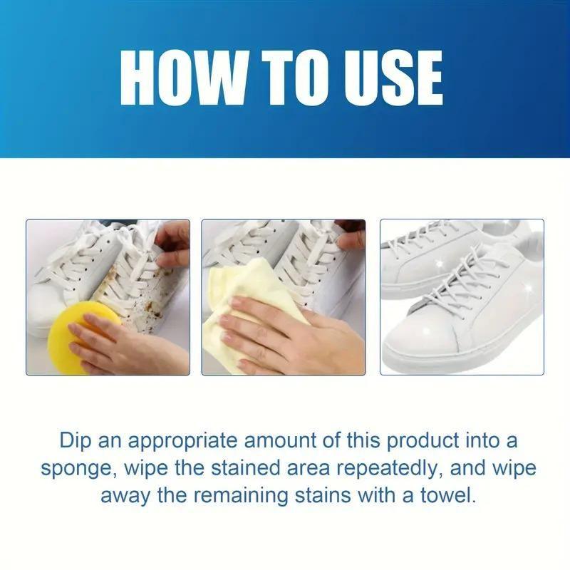 Multipurpose Whitening Cleaning Cream – Deep Stain Remover with Sponge
