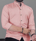 Men’s Peach Slim Fit Formal Shirt – Stylish & Comfortable Office Wear