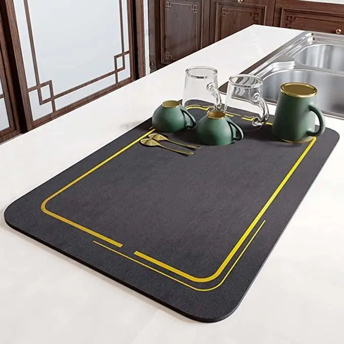 🧼 Premium Quick-Dry Kitchen Mat (Pack of 2) – Anti-Slip, Washable & Ultra-Absorbent