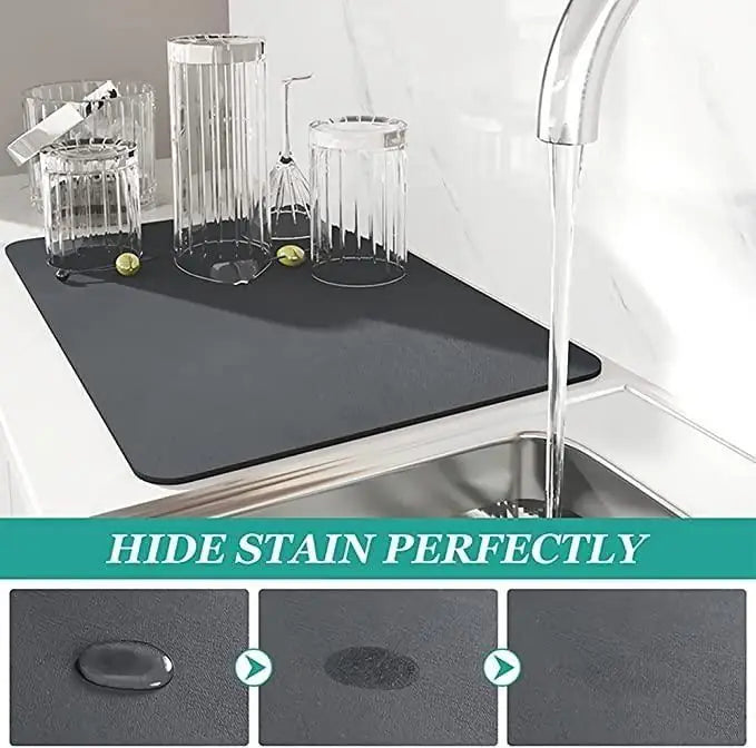 🧼 Premium Quick-Dry Kitchen Mat (Pack of 2) – Anti-Slip, Washable & Ultra-Absorbent