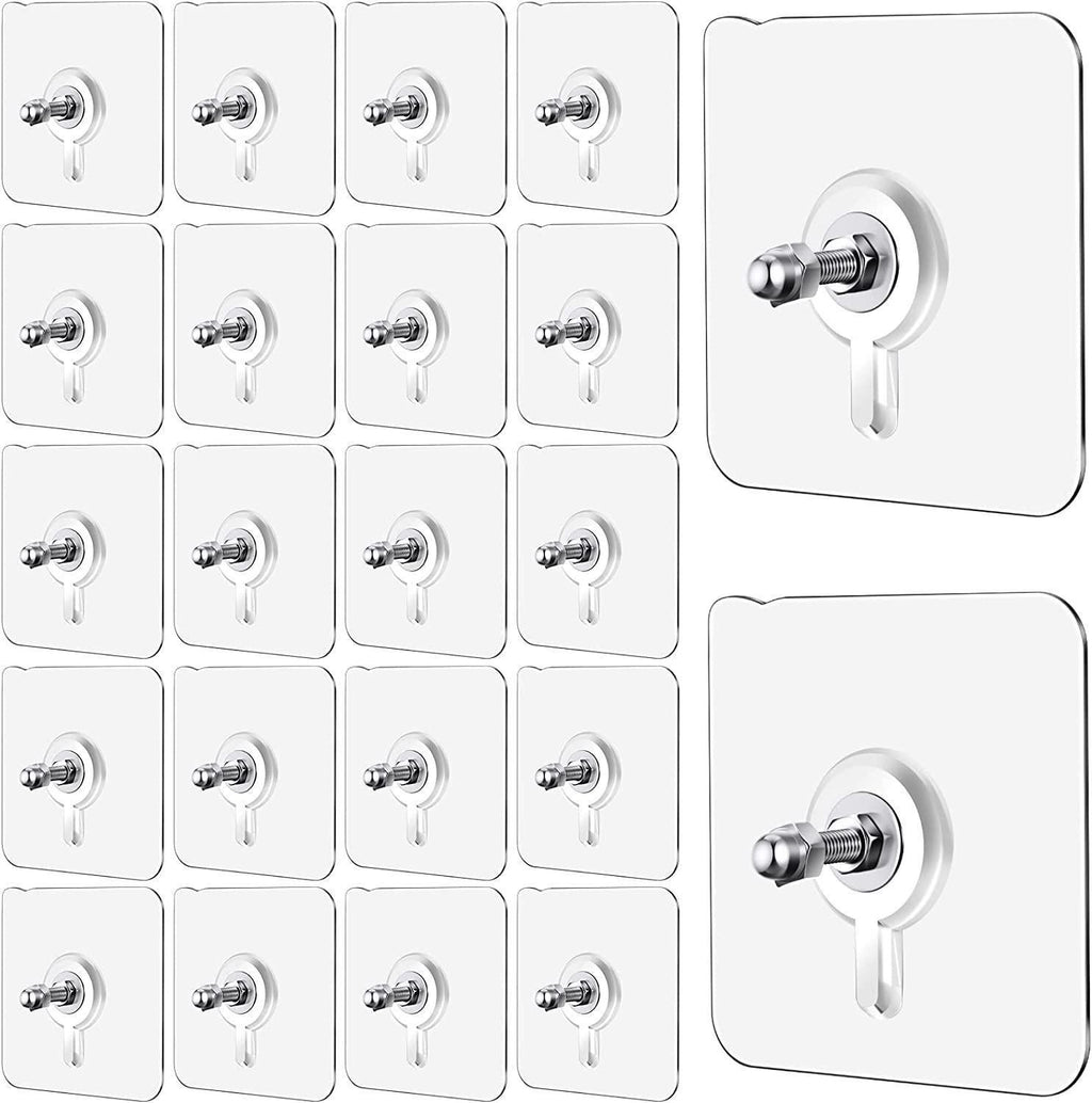 Heavy Duty Wall Hooks Set – Multi-Purpose Hanging Hooks for Home (Pack of 10)