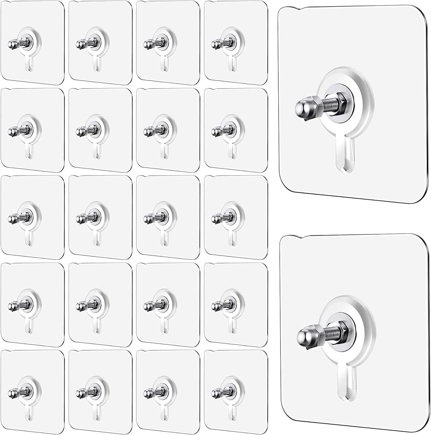 Heavy Duty Wall Hooks Set – Multi-Purpose Hanging Hooks for Home (Pack of 10)