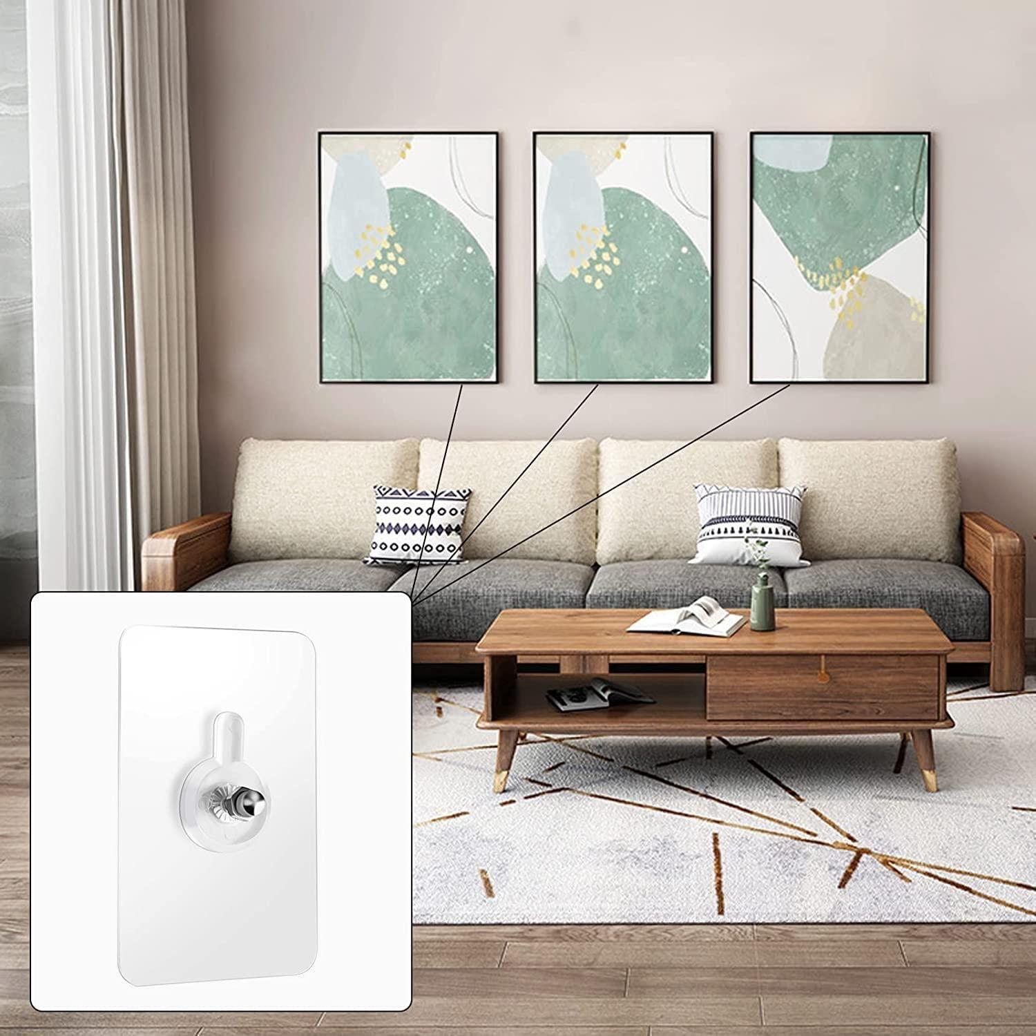 Heavy Duty Wall Hooks Set – Multi-Purpose Hanging Hooks for Home (Pack of 10)
