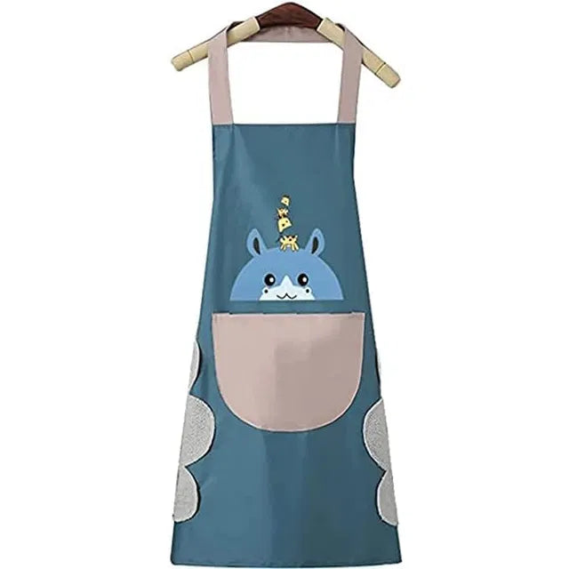 Waterproof Kitchen Apron for Women – Oil & Stain Resistant Cooking Apron