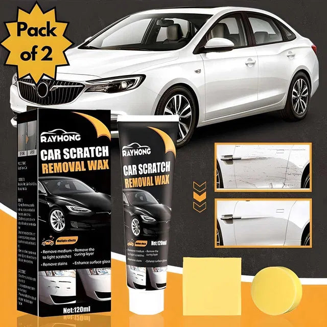 Car Scratch Remover Wax (Pack of 2) – Instant Paint Repair & Shine Restorer