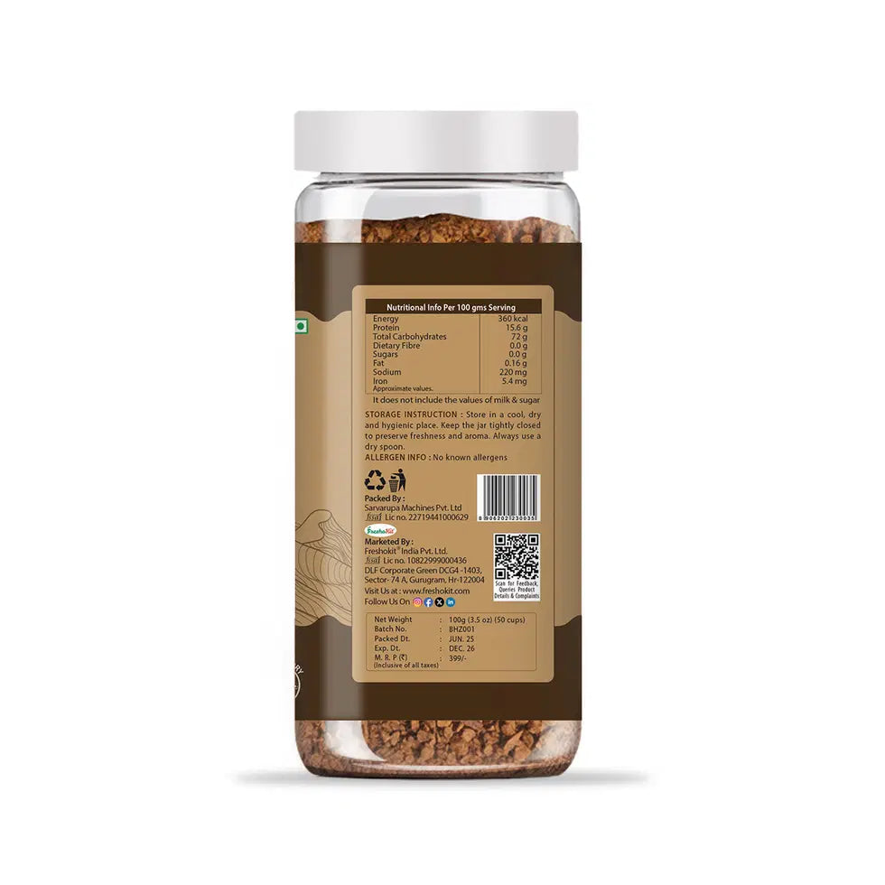 Crunchy Hazelnut Instant Coffee – Smooth, Nutty & Aromatic (100g)