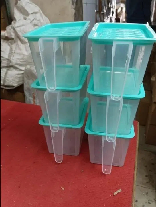 Multipurpose Fridge Storage Container Set – Airtight Food Organizer Jars