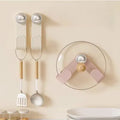 Pot Lid Holder with Suction – Space Saving Kitchen Organizer (No Drill)