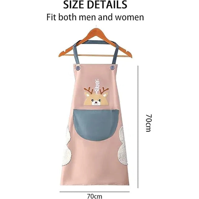 Waterproof Kitchen Apron for Women – Oil & Stain Resistant Cooking Apron