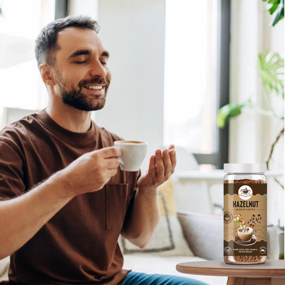 Crunchy Hazelnut Instant Coffee – Smooth, Nutty & Aromatic (100g)