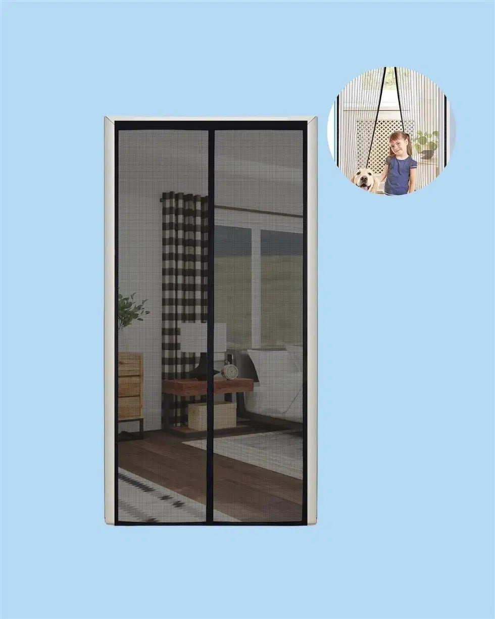 Magnetic Mosquito Mesh Door Curtain – Foldable Anti-Insect Door Net